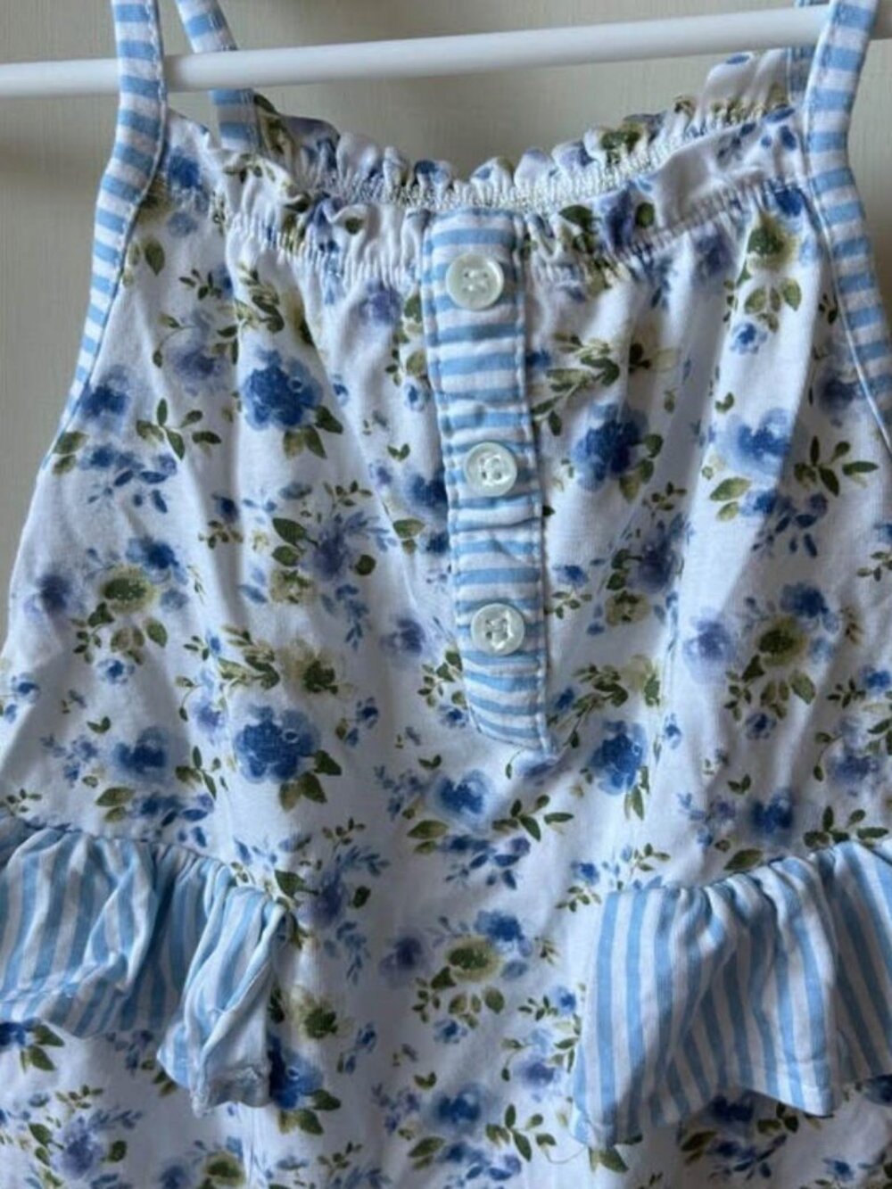 Mudpie Floral Ruffle Romper
